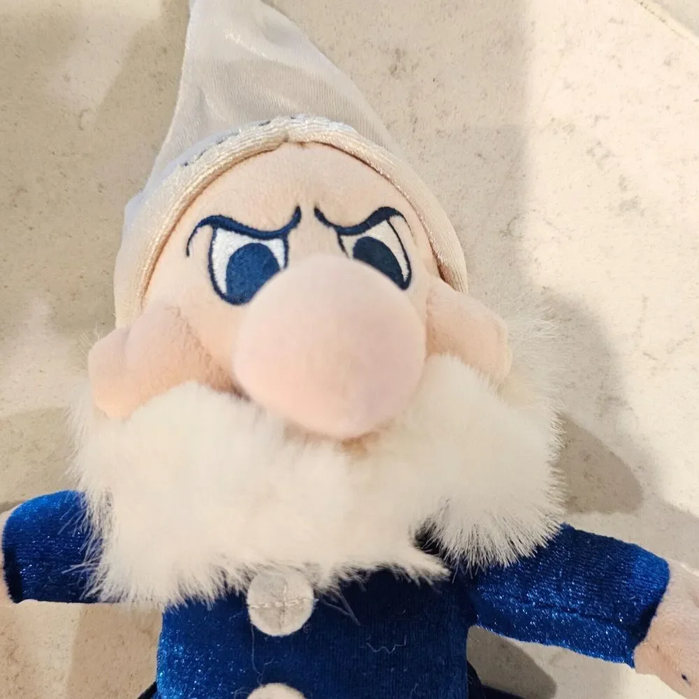 Disney Store Grumpy Hanukkah Beanie Plush Snow‎ White and the Seven Dwarfs
